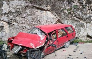 Otomobil ile tır çarpıştı: 1 yaralı