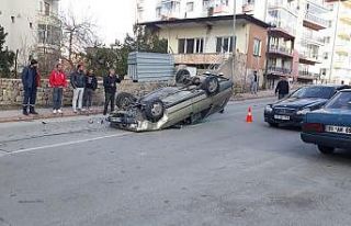 Otomobil takla attı: 1 yaralı