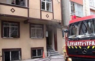 (Özel) Baca yüzünden yangın çıktı, apartman...