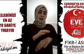(Özel) Korona virüs önlemleri için işaret diliyle...