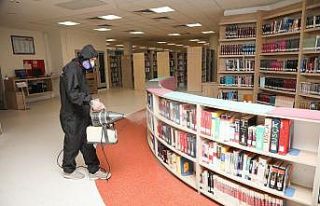 PAÜ korona virüsü tehdidine karşı dezenfekte...