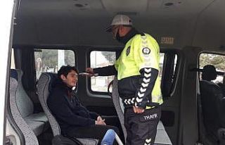 Polis ekiplerinden toplu taşımalara sıkı denetim