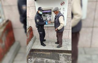 Polis ekiplerinden yaşlılara kesintisiz hizmet