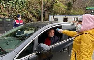 Rize’deki kontrol noktalarında 5 kişide yüksek...