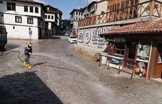 Safranbolu’da dezenfektasyon çalışmaları