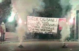 Sağlık çalışanlarına alkış tufanı