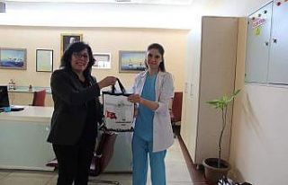 Sağlık çalışanlarına ikram paketi