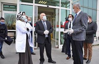 Sağlık çalışanlarına teşekkür ve destek ziyareti