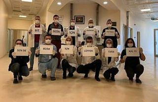 Sağlık personellerinden vatandaşlara "evde...