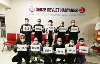 Sağlıkçılardan “Evde Kal” çağrısı