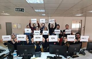 Sağlıkçılardan "evinizde kalın” mesajı