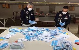 Sahte maske yapan firmaya operasyon