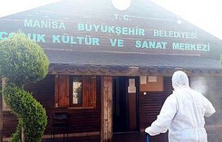 Salihli’de korona virüs önlemi