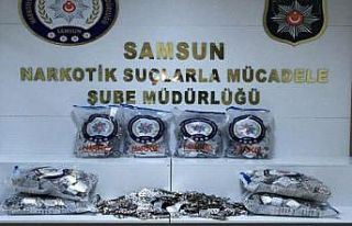 Samsun’da 30 bin 450 adet uyuşturucu özellikli...