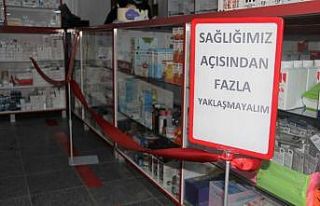Samsun’da eczacılardan korona virüsüne şeritli...