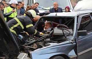 Samsun’da trafik kazası: 4 yaralı