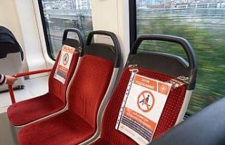 Samsun’da tramvayda korona önlemi