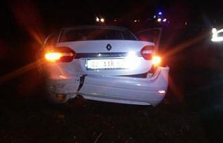 Şarampole devrilen otomobilin sürücüsü hayatını...