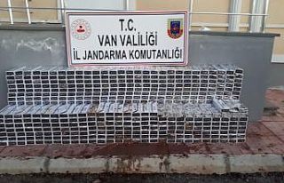 Saray’da 6 bin paket kaçak sigara ele geçirildi