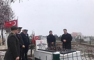 Şehit mezarları ziyaret edildi