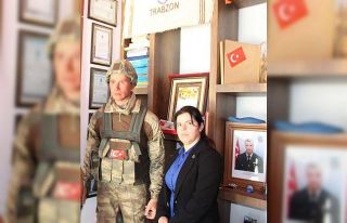 Şehit Uzman Çavuş Baştan’ın ablasından Başkan...