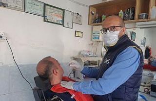 Selendili berberden korona virüs tedbiri