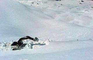 Şemdinli’de karla mücadele çalışması