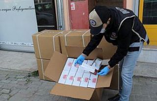 Sertifikasız maske üreten adrese operasyon: 14 bin...