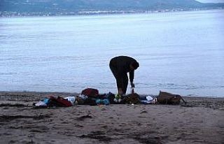 Sığınmacılar gitti, eşyaları kaldı