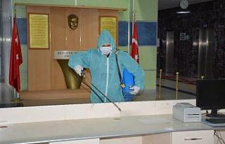 Silopi’de hastane ve okullar dezenfekte edildi