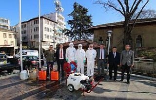 Sinop’ta korona virüsüne karşı dezenfekte çalışmaları