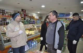 Şuhut’ta marketlere Korona virüs bilgilendirmesi...