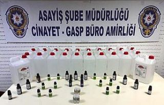 Şüphe üzerine durdurulan araçtan etil alkol çıktı