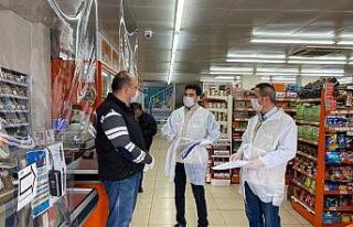 Tarihi kentte marketlerin denetimi sürüyor