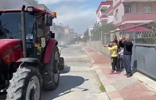 Tarsus Belediyesine, sağlık çalışanları ve vatandaştan...