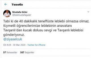 Tavşanlı’dan 81 ilde 81 okula leblebi
