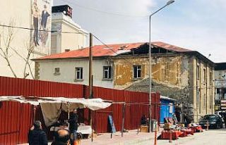Tekel binasının etrafı kapatıldı