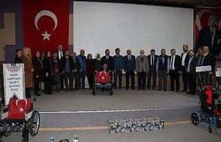 Tekerlekli sandalyeler ihtiyaç sahiplerine teslim...