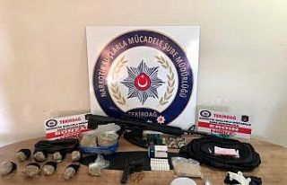 Tekirdağ’da uyuşturucu operasyonu: 13 gözaltı