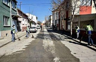 Tepebaşı’nda bahar temizliği devam ediyor