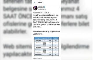 THY’nin yarınki uçuşları belli oldu