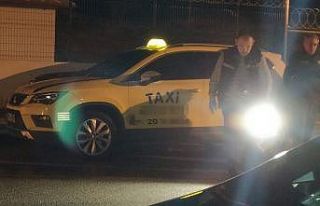 Ticari taksiye tüfekle ateş açtılar