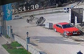Tokat’ta faciadan dönüldüğü anlar kameralara...