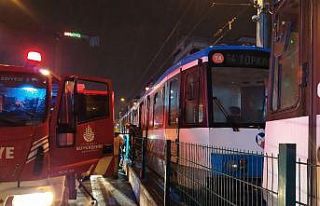Topkapı- Mescid-i Selam Tramvayı’nda yangın