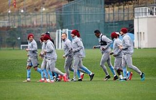 Trabzonspor, Göztepe maçı hazırlıklarına başladı