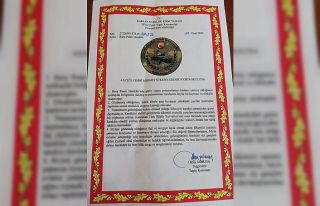 TSK’dan öğrencilere teşekkür belgesi