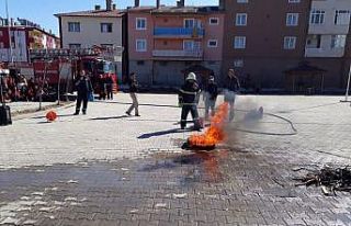 Ulaş’ta deprem ve yangın tatbikatı