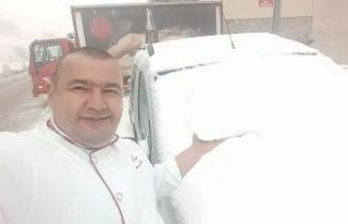 Uludağ’a mart karı yağdı