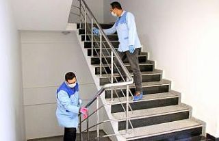 Üniversitede Korona virüsüne karşı tedbirler...
