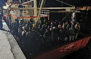 Urla’da 125 sığınmacı yakalandı